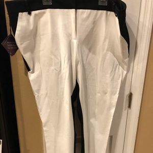 Black and White cropped pants